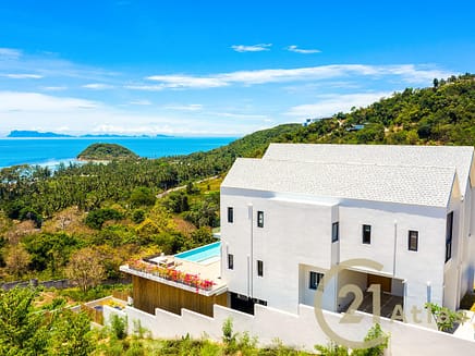 Brand New 3 Bedrooms Sea View Pool Villa - Ang Thong