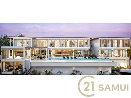 Luxury Off-Plan Sea View Pool Villa With 10 Bedrooms And Studio - Bophut, Koh Samui